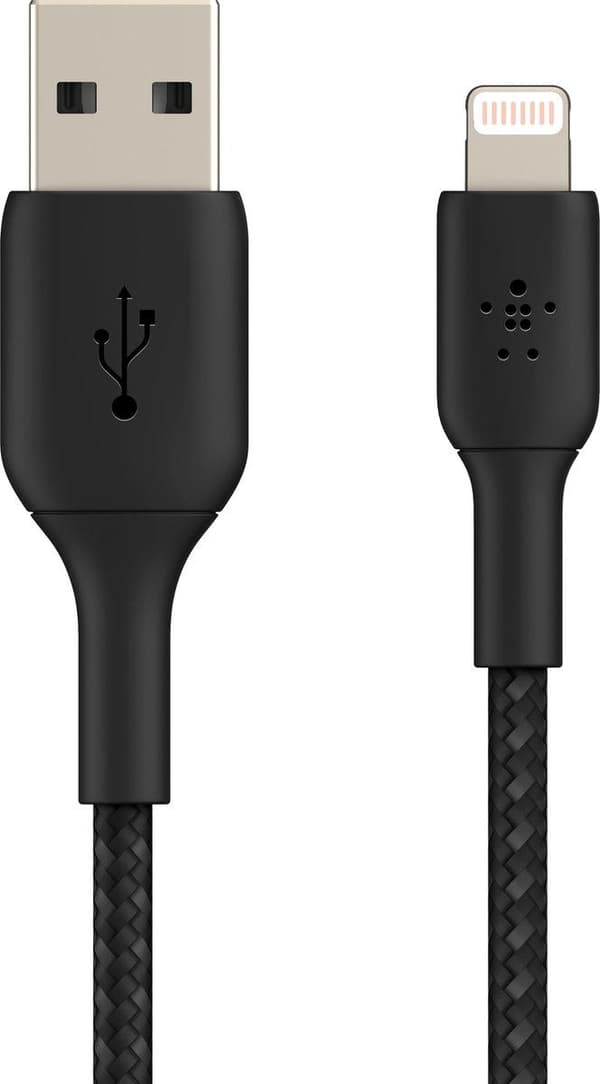 Belkin CAA002BT2MBK Lightning-kabel 2 m Svart