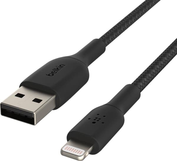 Belkin CAA002BT2MBK Lightning-kabel 2 m Svart