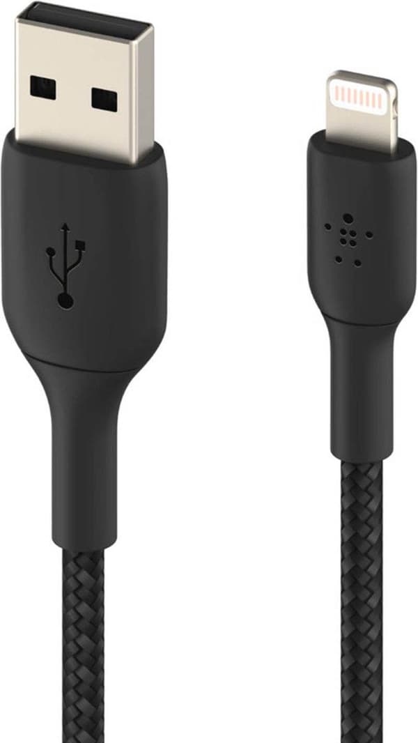 Belkin CAA002BT2MBK Lightning-kabel 2 m Svart