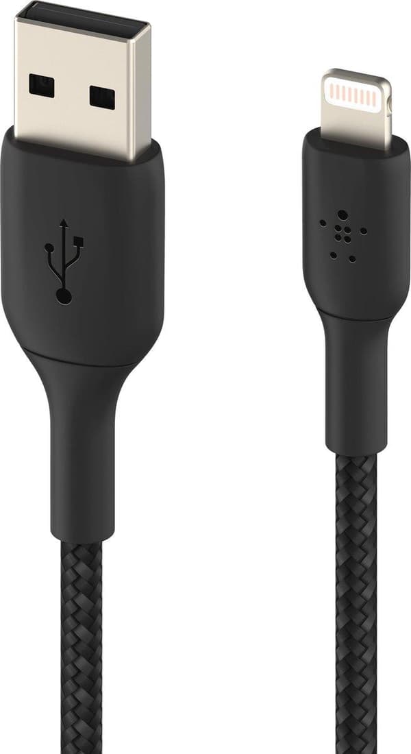 Belkin CAA002BT2MBK Lightning-kabel 2 m Svart