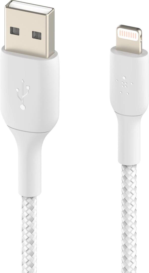 Belkin CAA002BT2MWH lightningkabel 2 m Vit