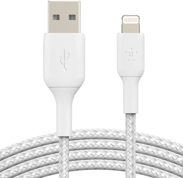 Belkin CAA002BT2MWH lightningkabel 2 m Vit