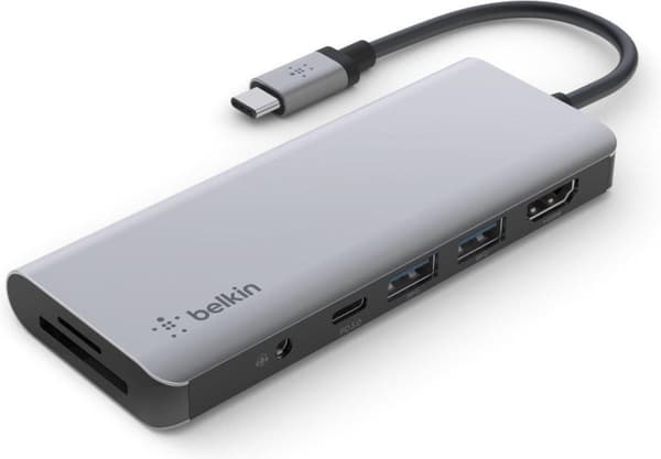 Belkin AVC009btSGY USB 3.2 Gen 1 (3.1 Gen 1) Type-C Sølv