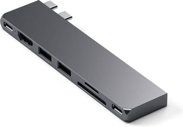 Satechi Type-C Pro Hub Slim space grey - Hub - Slim väska (ST-HUCPHSM)