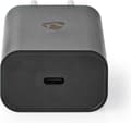 Miniatyrbillede 5 af 8: Nedis netoplader 32 W Hurtig opladning 1,5 2,0 2 - Antal stikkontakter: 1, USB-C™, Automatisk spændingsvalg (WCQC402ABK)