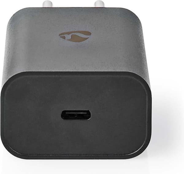 Nedis netoplader 32 W Hurtig opladning 1,5 2,0 2 - Antal stikkontakter: 1, USB-C™, Automatisk spændingsvalg (WCQC402ABK)