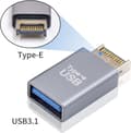 Pikkukuva 4 / 5: NÖRDIC Type E uros-USB-A naaras etupaneelisovitin 10Gbps USB3.1 Type E emolevyn sovitin