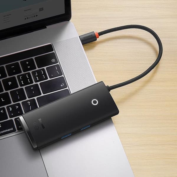 Baseus Multifunctional HUB USB-C - Svart
