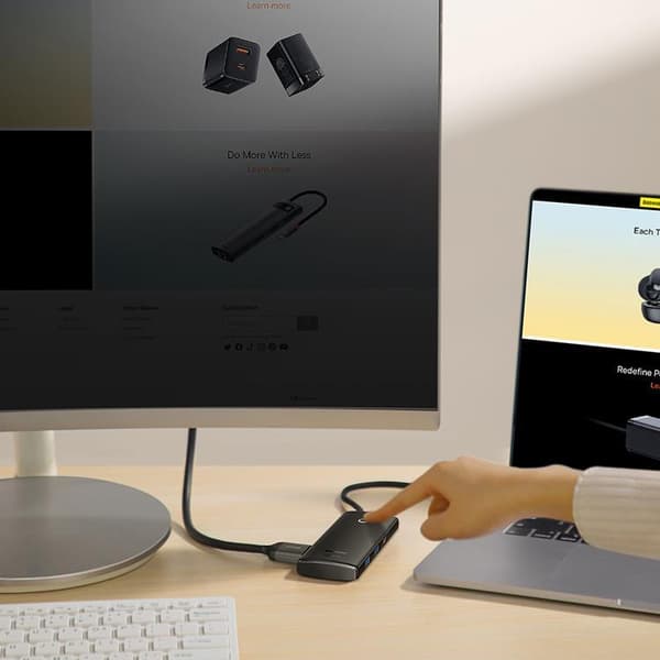 Baseus Multifunctional HUB USB-C - Svart