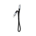 Pikkukuva 1 / 2: Dudao USB-C-kaapeli PD100W 23cm - musta