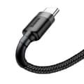 Miniatyrbild 2 av 2: Baseus Cafule Flätad USB-kabel USB till USB-C QC3.0 2A 2m