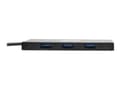 Miniatyrbild 3 av 5: Eaton Tripp Lite series 4-Port Portable Slim USB 3.0 Superspeed Hub w/ Built In Cable - Hubb - 4 x SuperSpeed USB 3.0 - skrivbordsmodell