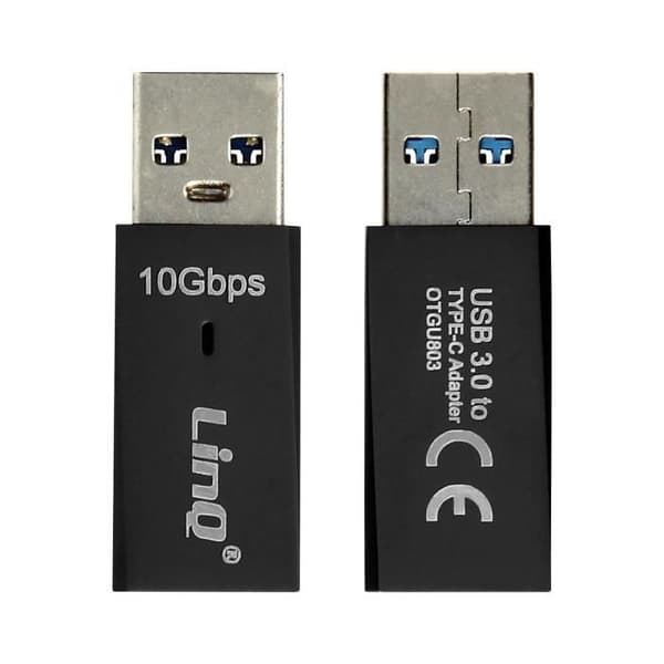 USB 3.1-adapter - LinQ - USB-C - 10Gbps - Snabbladdning - Kompakt design