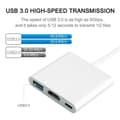 Miniatyrbild 4 av 4: USB 3.0 Typ C USB-C till HDMI-adapter för Apple New Macbook Kompatibel med HDMI