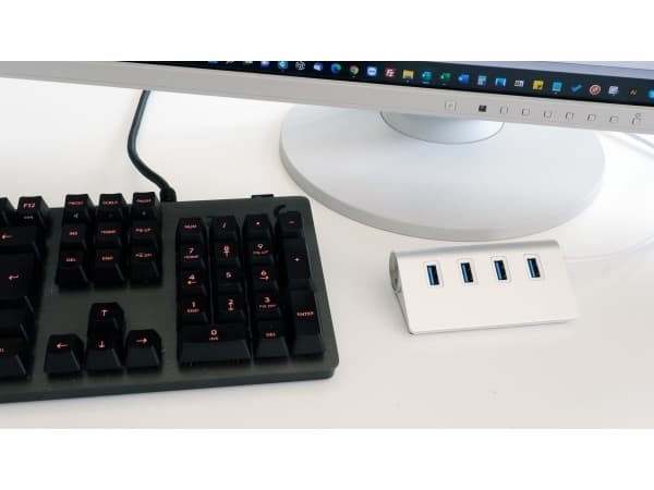 EXSYS EX-1134-2, USB 3.2 Gen 1 (3.1 Gen 1) Type-A, USB 3.2 Gen 1 (3.1 Gen 1) Type-A, USB 3.2 Gen 1 (3.1 Gen 1) Type-C, 5000 Mbit/s, Silver, Metall, R