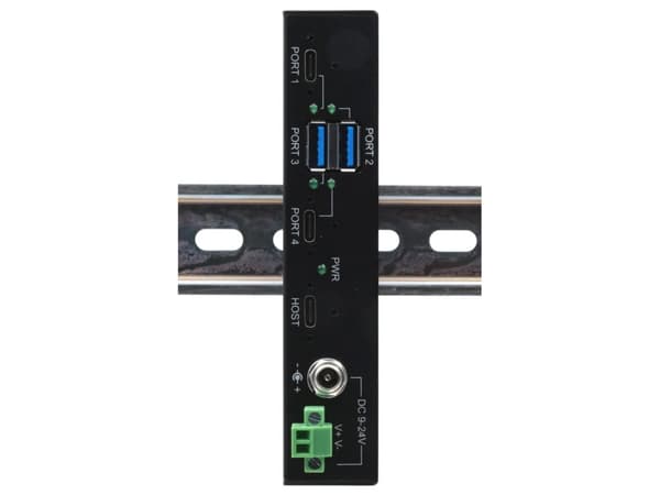 USB 3.2 HUB 4-porttinen Gen2 sis.virtalähteen 2xC-ja2xA-liittimet,USB3.1 kaapeli