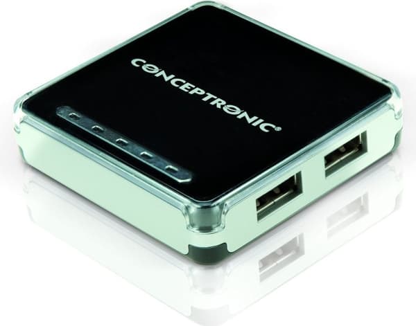 Conceptronic C4PUSB2 - Hubb - 4 x USB 2.0 - skrivbordsmodell
