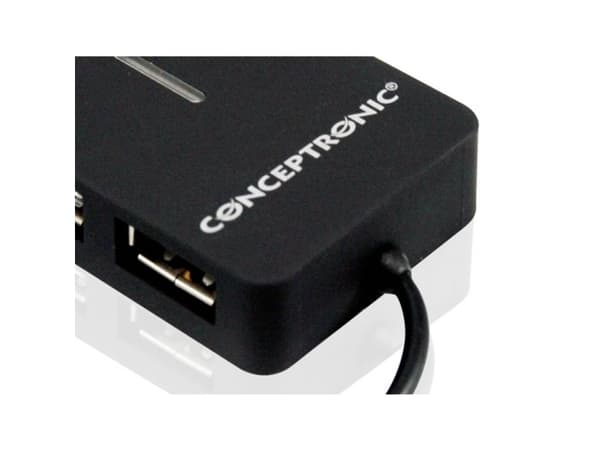 Conceptronic C4PUSB2 - Hubb - 4 x USB 2.0 - skrivbordsmodell