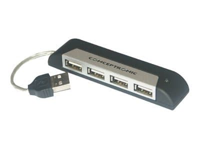 Conceptronic C4PUSB2 - Hubb - 4 x USB 2.0 - skrivbordsmodell