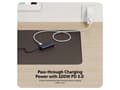 Miniatyrbild 5 av 5: HYPER HD4001GL, USB 3.2 Gen 1 (3.1 Gen 1) Type-C, USB 3.2 Gen 1 (3.1 Gen 1) Type-C, 10000 Mbit/s, 60 Hz, 3840 x 2160, Blå, Grå