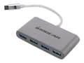 Miniatyrbild 1 av 3: IOGEAR HUB-C - Hubb - 4 x SuperSpeed USB 3.0 - skrivbordsmodell
