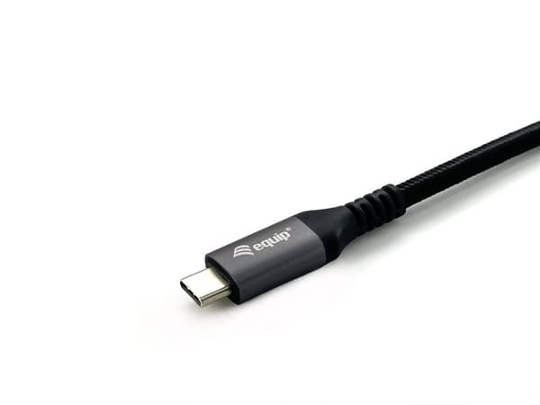 Utrusta USB-kabel 3.2 C -> C ext. St/St 0,50 m 5A svart (128371)