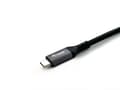 Miniatyrbild 3 av 5: Utrusta USB-kabel 3.2 C -> C ext. St/St 0,50 m 5A svart (128371)
