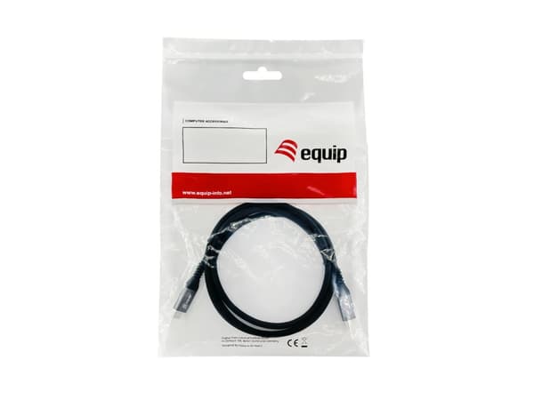 Utrusta USB-kabel 3.2 C -> C ext. St/St 0,50 m 5A svart (128371)
