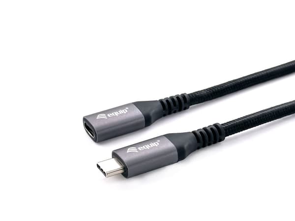 Utrusta USB-kabel 3.2 C -> C ext. St/St 0,50 m 5A svart (128371)
