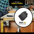 Miniatyrbillede 8 af 8: OtterBox vægoplader - Strømforsyning - 20 watt (24 pin USB-C) - Sort - Europa (ikke til Storbritannien, Irland, Malta, Cypern)