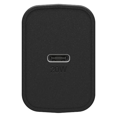 OtterBox vægoplader - Strømforsyning - 20 watt (24 pin USB-C) - Sort - Europa (ikke til Storbritannien, Irland, Malta, Cypern)