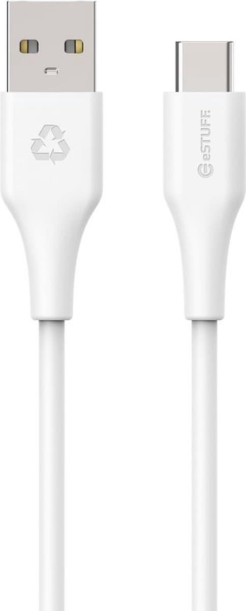 eSTUFF ES605170-BULK, 1 m, USB C, USB A, USB 2.0, 480 Mbit/s, Vit