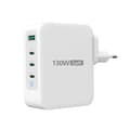 Miniatyrbillede 2 af 5: j5create JUP43130E-EN - 130 Watt GaN 4-ports USB-C® oplader - EU (JUP43130E-EN)