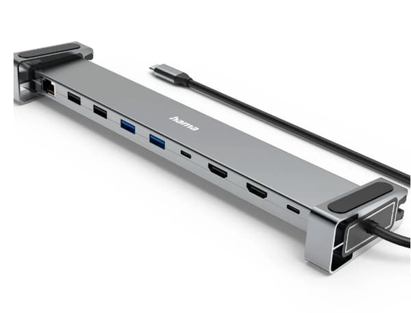 Hama Connect2Office Basic Wired USB 3.2 Gen 1 (3.1 Gen 1) Type-C Antracit - Grå (00200145)