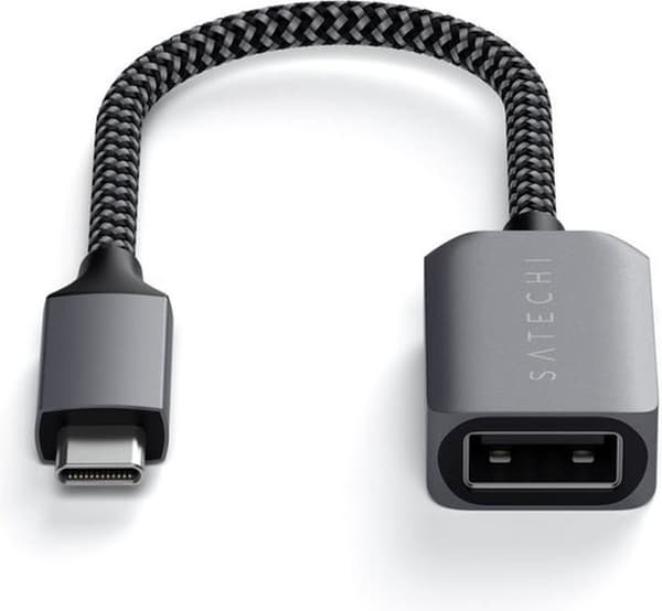Adapter USB-C Han til USB 3.0 Hun Quick Transfer Satechi Sølv
