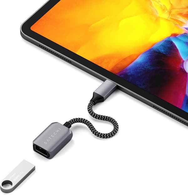 Adapter USB-C Han til USB 3.0 Hun Quick Transfer Satechi Sølv