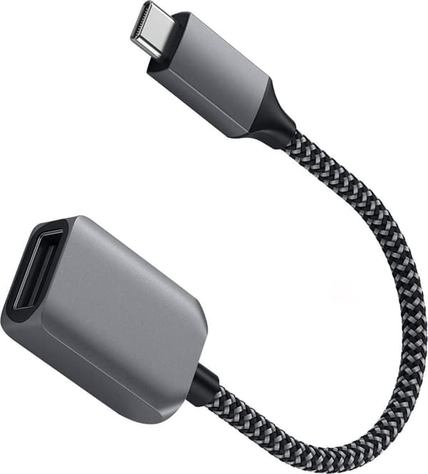 Adapter USB-C Han til USB 3.0 Hun Quick Transfer Satechi Sølv