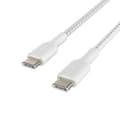 Miniatyrbild 4 av 5: Belkin BOOST CHARGE - USB-kabel - 24-polig USB-C (M) till 24-pin USB-C (M) - USB 2.0 - 2 m - vit