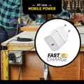 Pikkukuva 7 / 7: OtterBox-seinälaturi - virtalähde - 30 wattia - 3 A - PD 3.0 (24 pin USB-C) - Cloud Dust White