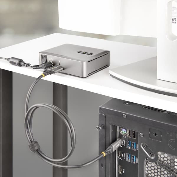 StarTech.com 10G5A2CS-USB-C-HUB gränssnittshubb USB 3.2 Gen 2 (3.1 Gen 2) Typ-C 10000 Mbit/s silver (10G5A2CS-USB-C-HUB)