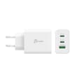 Miniatyrbillede 4 af 7: J5CREATE 65W GAN USB-C 3-PORTS OPLADER EU (JUP3365-EN)