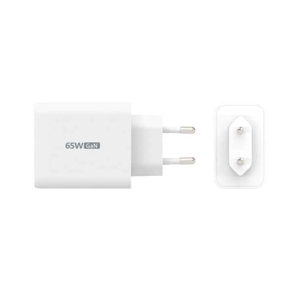 J5CREATE 65W GAN USB-C 3-PORTS OPLADER EU (JUP3365-EN)