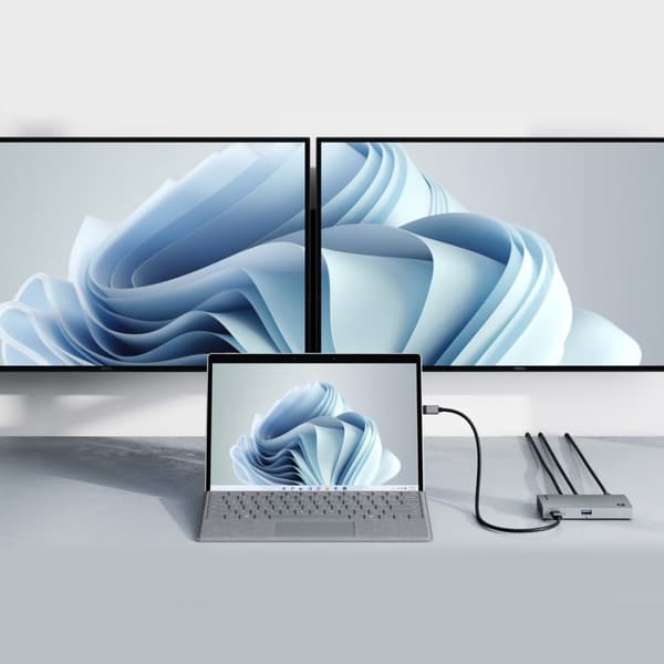 ALOGIC TB4H3TB Interface Hub Thunderbolt 4 40000 Mbit/s Sort - Grå (TB4H3TB)