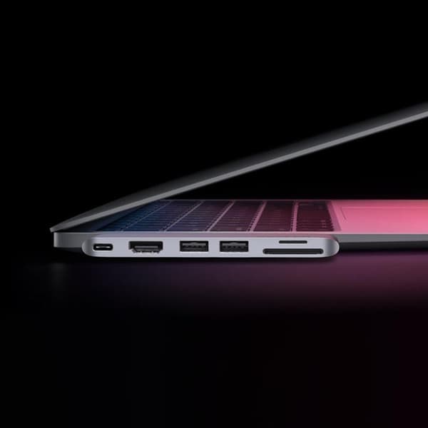 Ugreen HUB CM380 2xUSB C - HDMI/2xUSB 3.0/SD TF/USB C PD - Grå
