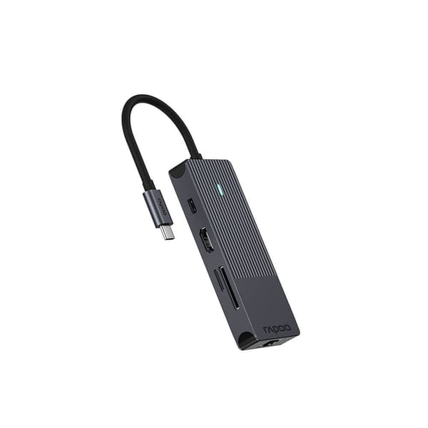 Rapoo Multiport USB-C UCM-2004 8-i-1 USB-C-Adapter