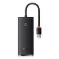 Miniatyrbild 1 av 6: Baseus HUB USB-A 4-Port USB-A 0.25m Kabel - Svart