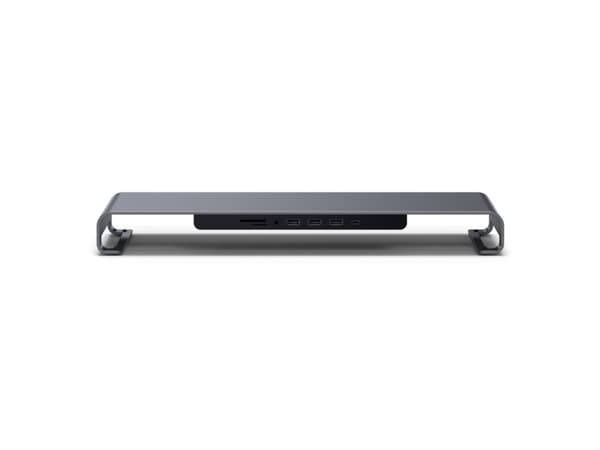 Satechi Satechi Satechi USB-C Monitor Stand Hub XL - näytön jalusta ja keskittin (USB-C 5Gbps, USB-A 3.0 5Gbps, micro/SD-kortinlukija 104MB/S, 3,5 mm