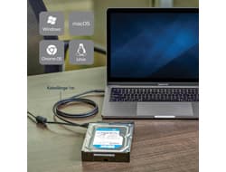 ADAPTER CABLE USB-C TO SATA/1M F. 2.5IN/3.5IN SATA HDD