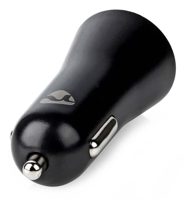 NEDIS nabíječka do auta/ 20 W/ 12 - 24 V DC/ 3.0 A/ USB-C/ automatická volba napětí/ černá/ kabel 1 m Sort