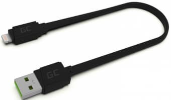 Green Cell KABGC02 lightning cable 0.25 m Black